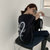 Dream Gate打底衫2021年夏季新款女韩版ins爱心印花内搭短袖宽松黑色上衣T恤 GW-712-1(白色 XL)第3张高清大图