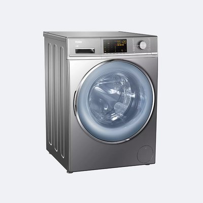 海尔（Haier）洗衣机G80758BX12S 滚筒全自动变频节能1级能效大容量家用直驱中途加衣节能静音超薄水晶(8公斤)