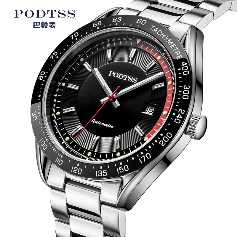 宾爵旗下巴顿寰宇征战系列圣殿行者全自动机械腕表pt6820寰宇征战黑壳