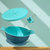 开优米 儿童宝宝吸管碗三合一辅食碗零食碗宝宝吸盘碗餐具套装喝水喝粥(粉色)第4张高清大图