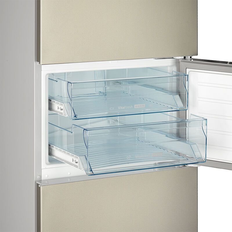 博世boschkgu28a2q0c274升混冷无霜零度保鲜led内显家用三门冰箱