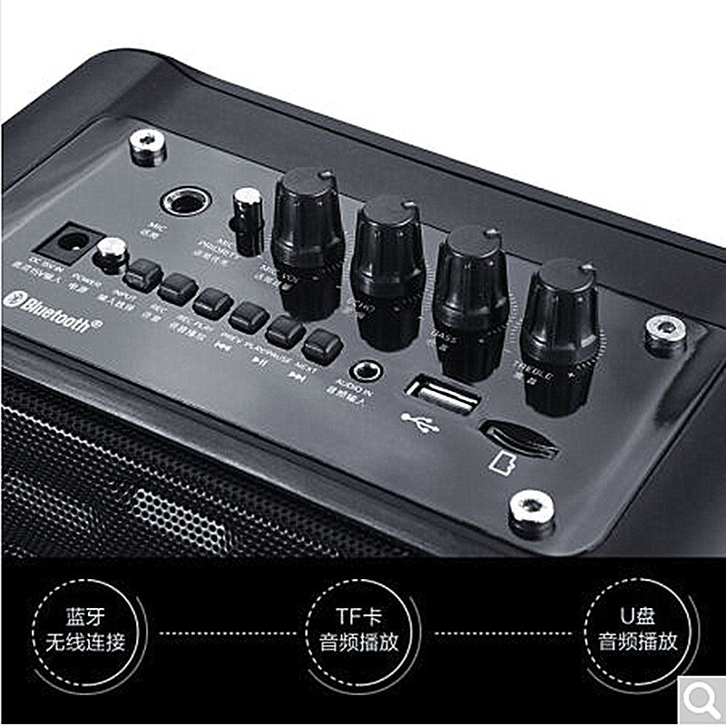 飞利浦(philips)sd60 户外音响 音箱 蓝牙连接 usb tf卡播放 有线