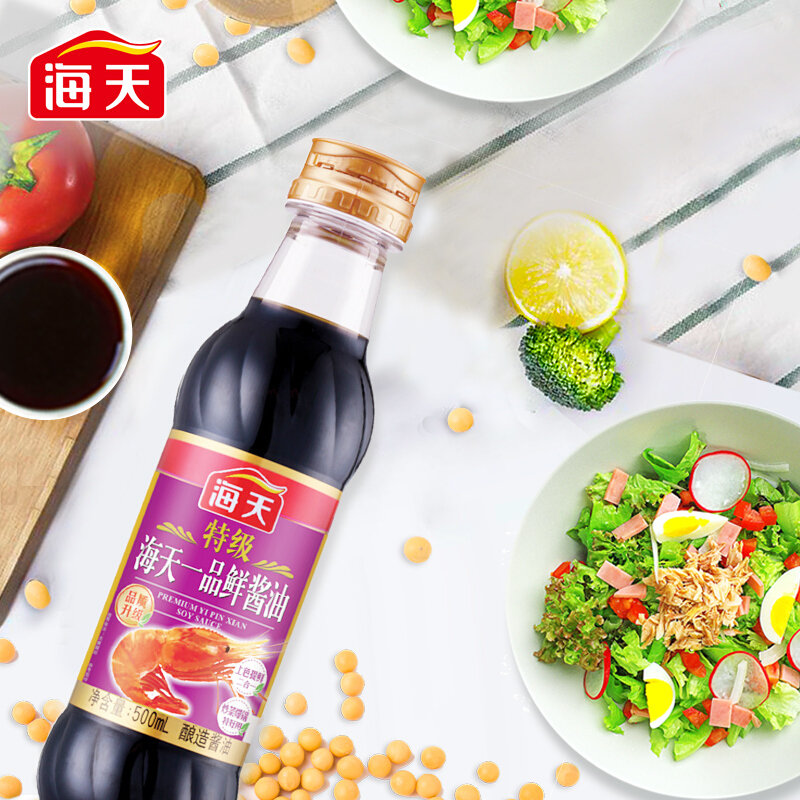 海天特级一品鲜酱油500ml生抽