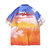 ROOSTER CHAMPION法国公鸡短袖衬衫男橙色新款翻领渐变上衣潮E10691(橙色 XL)第2张高清大图