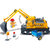 小颗粒邦宝拼插积木教育玩具工程车情景模拟挖掘机8536第5张高清大图