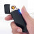 酷隆 USB触摸双面打火机 充电防风创意电子点烟器(黑色)第2张高清大图