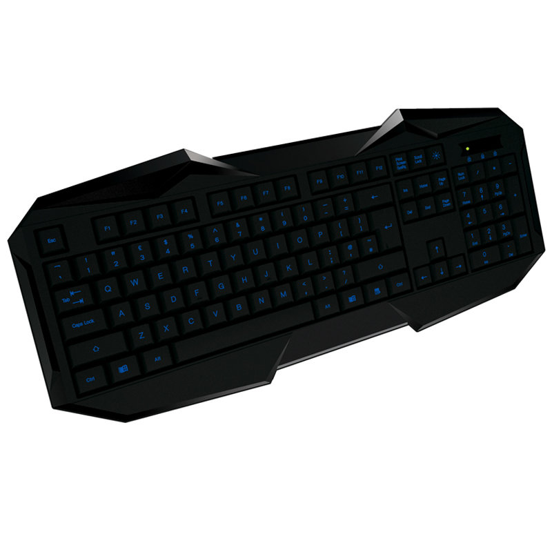 idiffer 有线背光大键盘 dota lol cf等专用键盘 (魅影蓝光版)