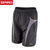 spiro运动短裤男女跑步速干夏季透气型健身五分裤男女款S184X(黑色/灰色 L)第2张高清大图