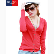 布里奥索新款时尚百搭女士针织衫开衫(B2013KS-11 L)