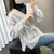 女式时尚针织毛衣9280(浅灰色 均码)第2张高清大图