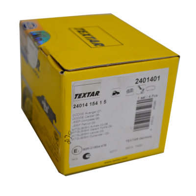 泰明顿2401401 锋哲2.0后刹车片(进口 原厂品质)(2007.06-)