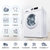 海尔（Haier）EG7012B29W 全自动变频滚筒洗衣机 防霉窗垫 筒自洁(7公斤)第3张高清大图