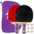 红双喜二星级乒乓球拍直拍套装对拍(附拍包乒乓球)T2006 国美超市甄选第2张高清大图