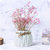 现代简约麻绳蝴蝶结陶瓷花瓶E151客厅桌面摆放装饰花器植物花盆lq800(矮款白色)第3张高清大图