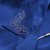 喜芬妮新款丝质睡衣男士夏季薄款短袖长裤开衫家居服套装(3312宝蓝 XL)第3张高清大图