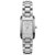 阿玛尼（ARMANI）手表 潮流时尚方形表盘银色钢带女士腕表AR0359 AR0360 AR0361(AR0359)(AR 0359)第2张高清大图