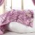 美罗家纺出品 超大床上沙发丝绒抱枕 靠枕 靠垫 含芯 特价包邮(浅紫色 55X55)第4张高清大图