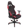 迪锐克斯DXRACER 新品FA01针织面料人体工学电脑椅子/可躺办公座椅(黑红)