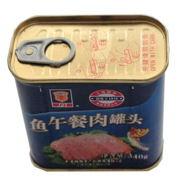 上海特产 梅林鱼午餐肉罐头340g*2