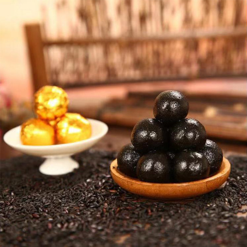 黑芝麻丸 手工九制芝麻丸108g/罐*2