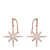 apm MONACO粉金色镶钻流星耳环 RE8540OX- 5个工作日发货第2张高清大图