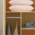 江曼简易板式实木柜组合整体木柜子2门4门大衣柜推拉衣橱浅胡桃2门（60宽）(默认 默认)第3张高清大图