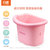 日康婴儿浴桶洗澡盆0-12岁粉色RK-X1002-2 国美超市甄选第3张高清大图
