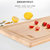 爱仕达菜板 天然竹木砧板可悬挂 婴儿辅食水果案板切菜面板耐用加厚带水槽 GJ21B3WG第3张高清大图