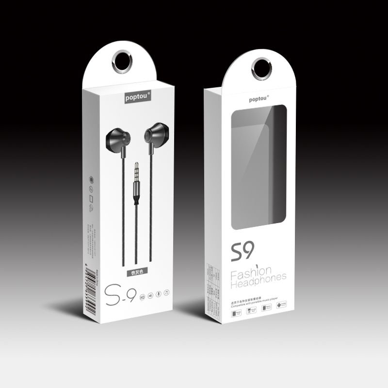 S9耳塞式通用线控耳机 线控带麦 全民K歌耳机