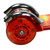 铠甲勇士滑板车踏板儿童闪光轮可折叠调节尺寸 KJ-281(红色)第4张高清大图