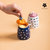 日本AKAW爱家屋调料盒釉下彩盐罐辣椒油罐厨房日式调味料罐瓶陶瓷(蓝色)第3张高清大图
