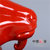 中国龙瓷德化白瓷 *陶瓷工艺品瓷器 陶瓷装饰 中国红艺术礼品摆件 十二兽首-红（羊首）ZGH0192第5张高清大图