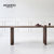 北欧简约家用餐桌椅大小户型全实木书桌 橡木桌子现代长方形工作台(橡木原木色160x80x75)第3张高清大图