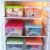 冰箱收纳盒保鲜盒套装塑料密封盒可饺子冷冻盒食品水果饭盒(色彩随心配（颜色随机） 2个装)第3张高清大图