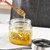 龙士达食品级不锈钢盖密封罐玻璃罐子茶叶蜂蜜泡酒泡菜瓶子LJ-1687 不锈钢盖子 无铅玻璃第4张高清大图