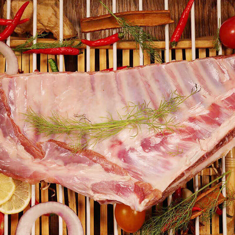 恒都澳洲羊排1200g袋进口羊肉烧烤食材国美超市甄选