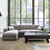 古宜（Guyi） 古宜 布艺沙发组合日式沙发北欧简约现代客厅家具可拆洗大小户型布沙发(三人+右贵妃2.9米)第2张高清大图