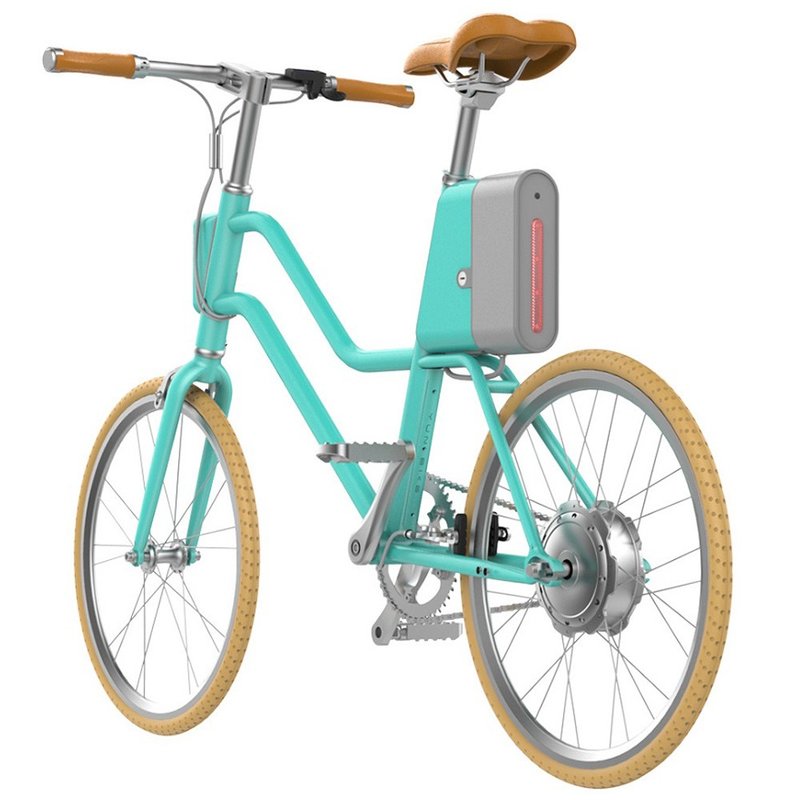 云马智行车 c1 助力车 女款 薄荷绿 20km/h超高时速 75km续航里程 180