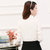 Mailljor 2014女装时尚韩版翻领  长袖纯白色 衬衫 103第3张高清大图