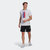 阿迪达斯夏季运动短袖T恤GL3262L白 国美甄选第4张高清大图