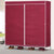 索尔诺大号布衣柜 钢管加粗加固简易衣柜防尘组装折叠组合布衣橱1331(酒红色)第5张高清大图