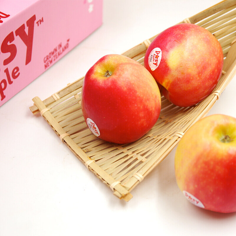京觅新西兰特级posy小花苹果8粒定制礼盒装单果重约120150g生鲜水果