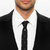 Alexander McQueen男士黑色真丝领带623107-4002N-1078 时尚百搭第6张高清大图