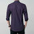 BEBEERU 春装休闲男式衬衣 男士修身韩版长袖衬衫 大码衬衫SZ-66 值得(紫色)第2张高清大图
