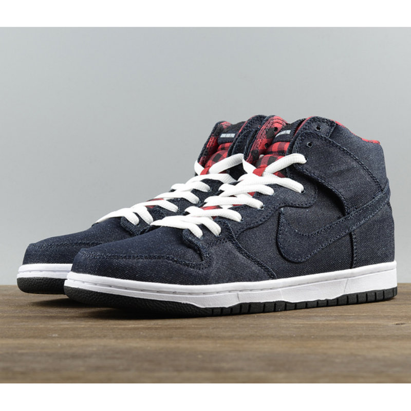 【亞力士】耐克男子高幫板鞋 nike sb dunk high休閒鞋 丹寧 伐木巨人