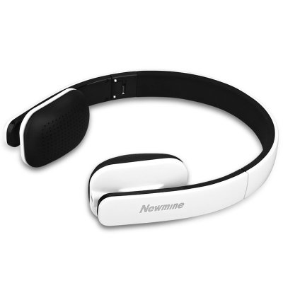 纽曼（Newmine）NM-TB106头戴式音乐蓝牙耳机 可折叠无线连接佩戴舒适 白色