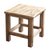 豫见美农 实木矮凳时尚小凳子创意板凳成人家用木头换鞋凳客厅坐凳方凳(凳子 C3142-B 轻烧色)第5张高清大图