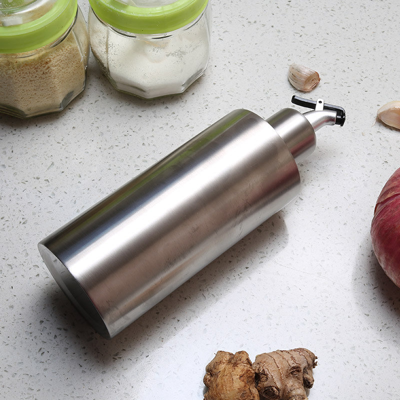304不锈钢油壶家用厨房小油壶调料瓶调味瓶酱油瓶醋瓶油瓶油罐壶锥形