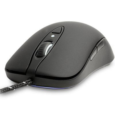 steelseries/赛睿sensei raw 霜冻之蓝 有线电竞游戏鼠标(白色)