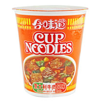 Nissin/日清合味道 方便面桶面 杯装速食泡面 （桶装整箱12杯）(意大利牛肉)